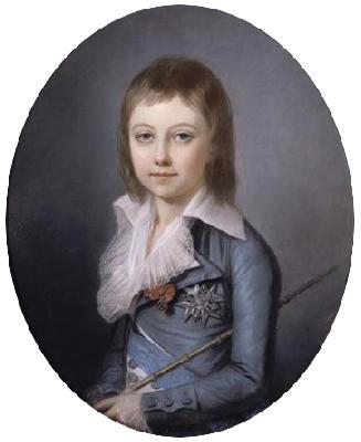 unknow artist Portrait of Dauphin Louis Charles of France Germany oil painting art